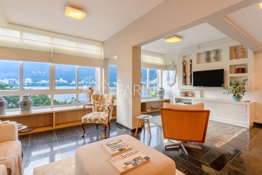 Apartamento aconchegante com excelente vista para Lagoa.