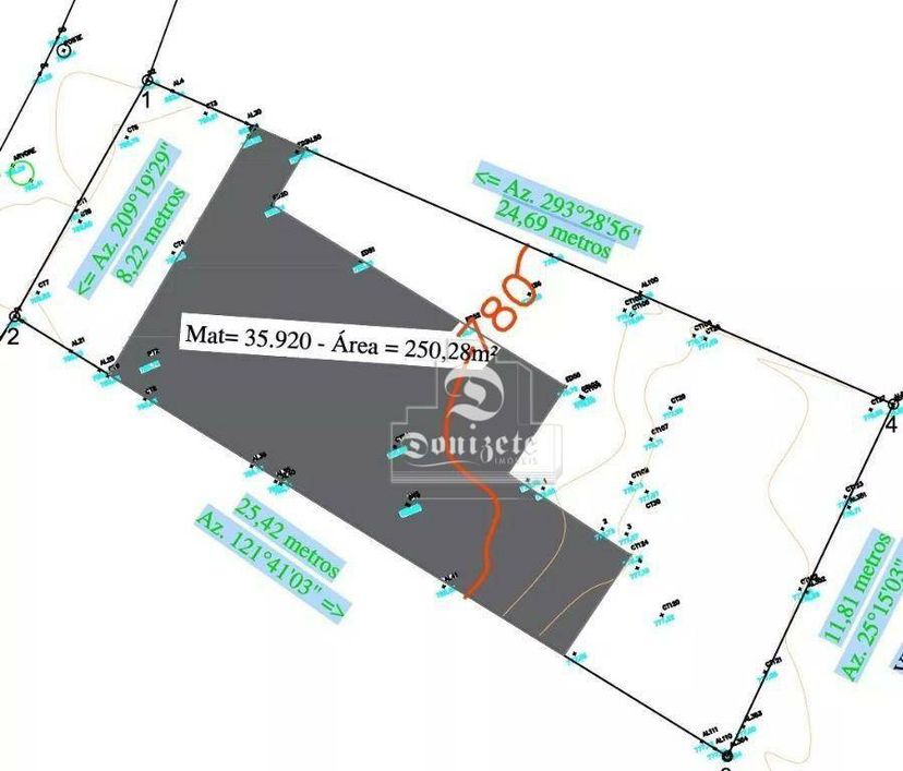 Terreno à venda, 249 m² por R$ 700.000,00 - Vila Guiomar - Santo André/SP