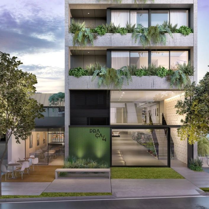 Cobertura à venda no Menino Deus com 75 m² e 1 dormitório/quarto disponível