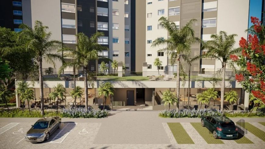 Apartamento 2 dormitórios , sendo 1 suíte, banheiro ,cozinha, sala de estar, churrasqueira, piso por