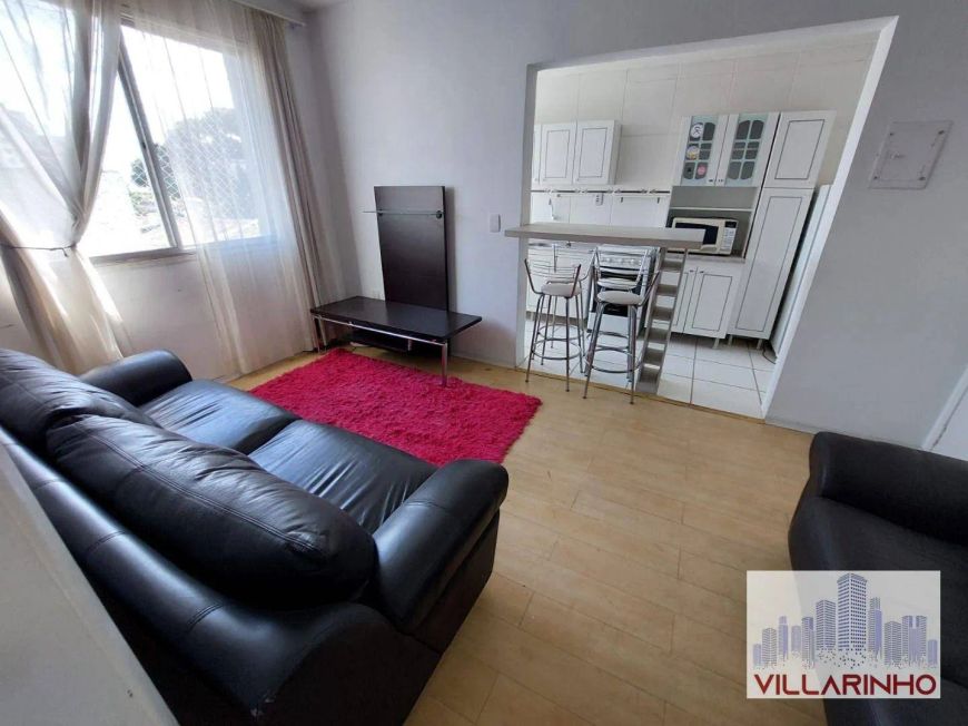 LINDO E AMPLO APTO. 1 DORM. SEMI MOBILIADO COM GARAGEM