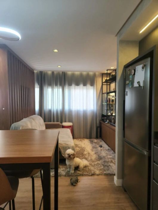 Apartamento Loft finamente decorado , quarto, sala ,cozinha ,permanecem todos os móveis a execeção T