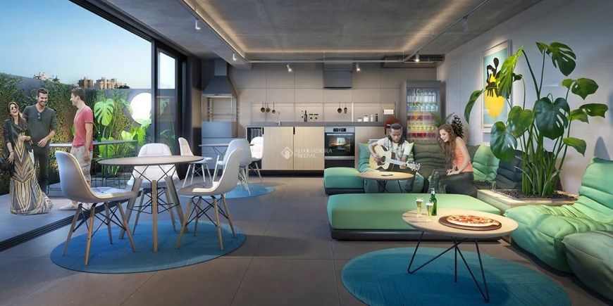 COBERTURA DUPLEX DE 01 DORM. COM VAGA COBERTA E VISTA PARA GUAÍBA