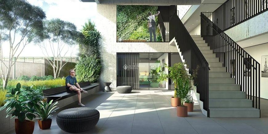 COBERTURA DUPLEX DE 01 DORM. COM VAGA COBERTA E VISTA PARA GUAÍBA
