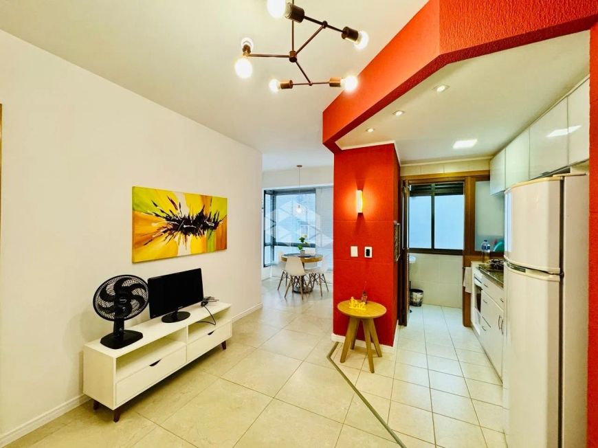 Apartamento 1 dormitório, 1 suíte e 1 vaga, Menino Deus, Porto Alegre.