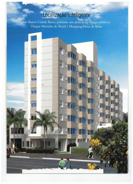 Apartamento à venda no bairro Cidade Baixa com 68 m² e 1 dormitório/quarto disponível.