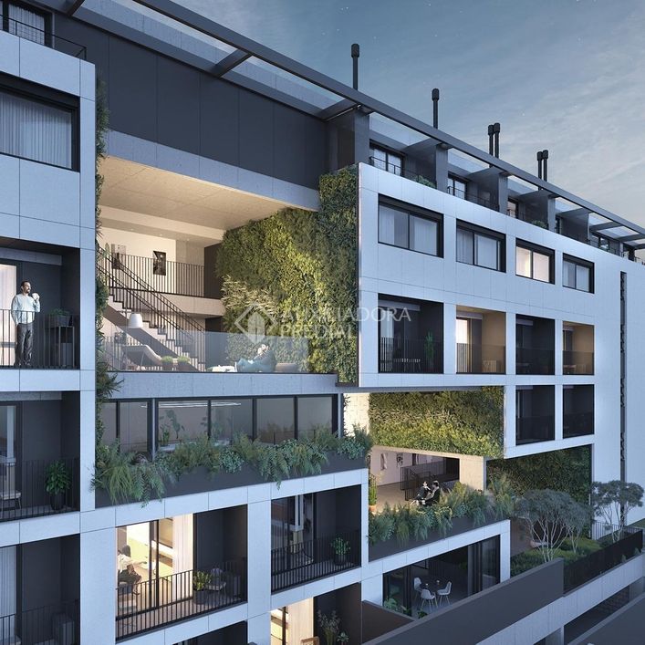 COBERTURA DUPLEX DE 01 DORM. COM VAGA COBERTA E VISTA PARA GUAÍBA