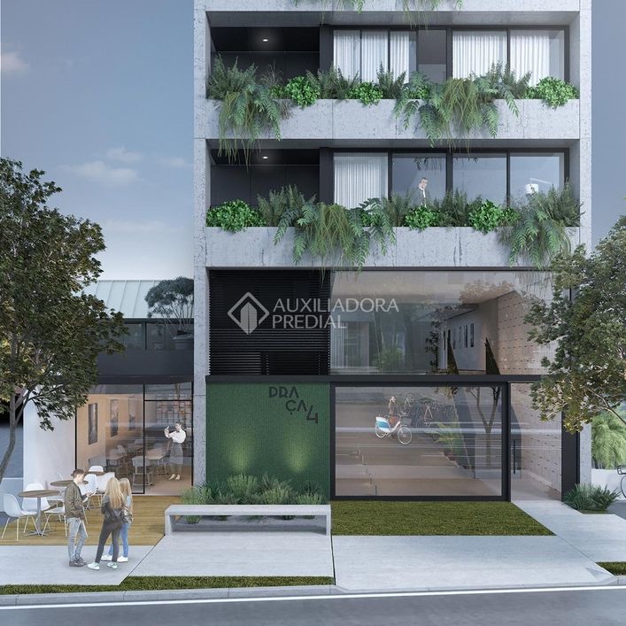 COBERTURA DUPLEX DE 01 DORM. COM VAGA COBERTA E VISTA PARA GUAÍBA