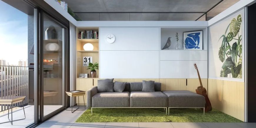 Pronto para morar. Visite os NOVOS DECORADOS. Studios de 28m² a 36m² privativos e coberturas duplex