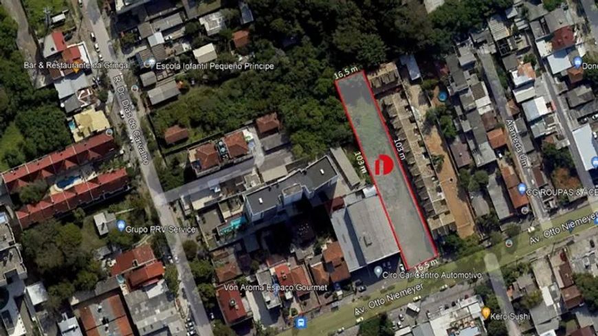 Terreno à Venda no Bairro Tristeza com Área Total de 1699 m² Disponível
