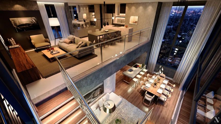 Cobertura à venda no Menino Deus com 3 dormitórios e 253 m² de área útil