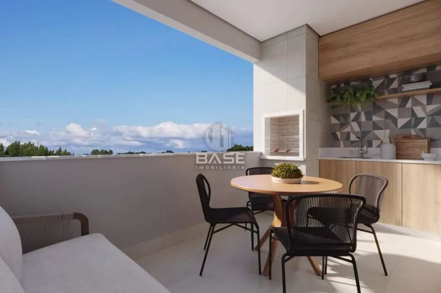 Apartamento - 2 dormitórios, ampla sacada com churrasqueira, sacada com 2 acessos,1 vaga de garagem.