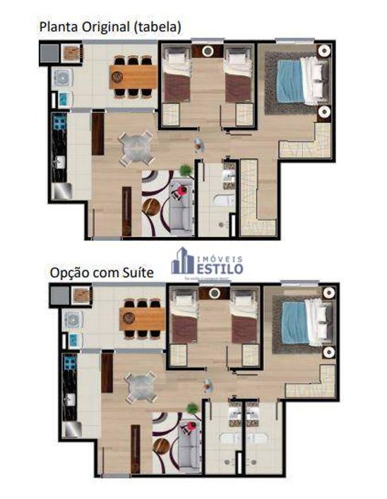 Apartamento com 2 dormitórios à venda, 54 m² por R$ 272.580,00 - Cruzeiro - Caxias do Sul/RS