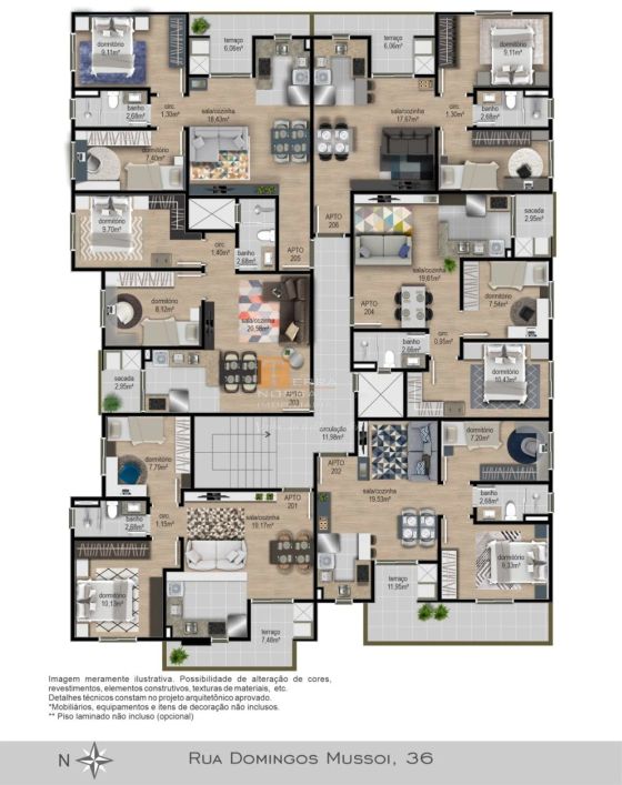 Apartamento á venda, Cidade Nova, Caxias do Sul- RS