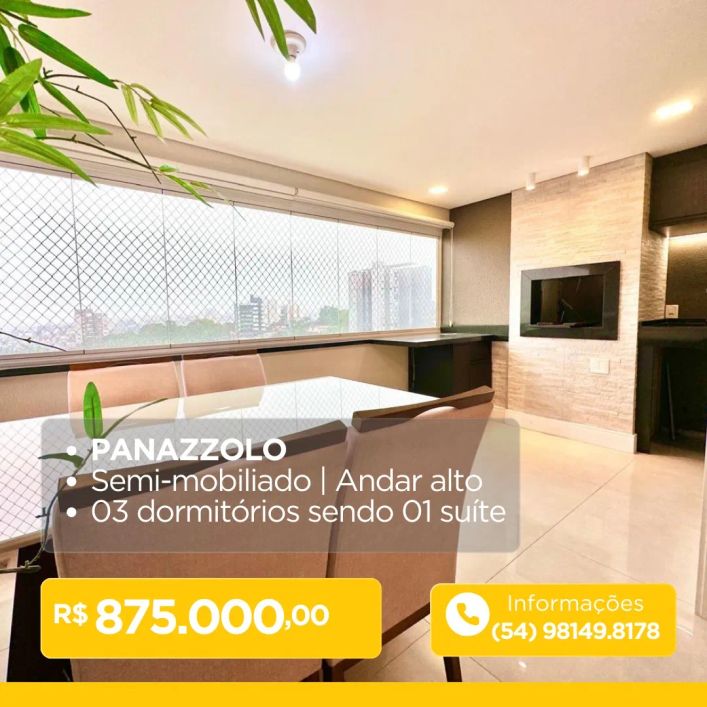 APARTAMENTO NO PANAZZOLO