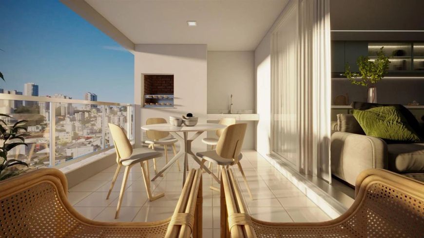Excelentes apartamentos em construção no Bairro Pio X!! Conta com 02 dormitórios (sendo 01 suíte), a