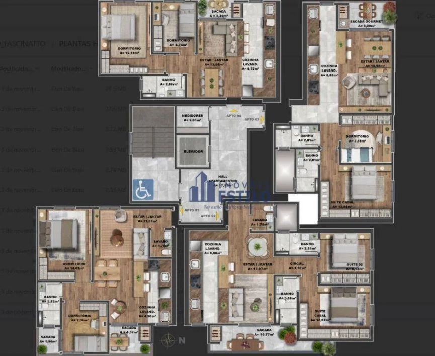 Apartamento com 2 dormitórios à venda, 78 m² por R$ 505.915,00 - Jardim América - Caxias do Sul/RS