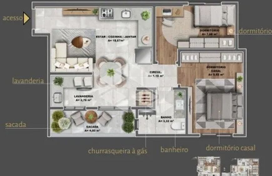 Apartamento em Cidade Nova