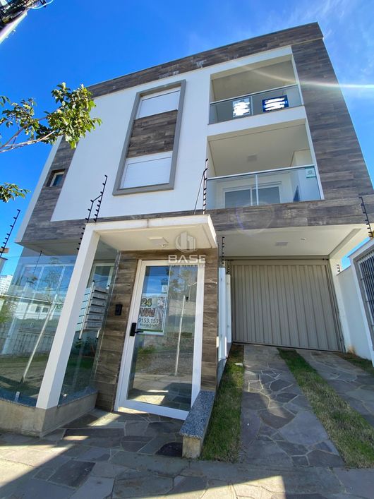 Apartamento novo com 3 dormitórios, sendo um suíte, sala de estar e jantar integrados, cozinha, saca