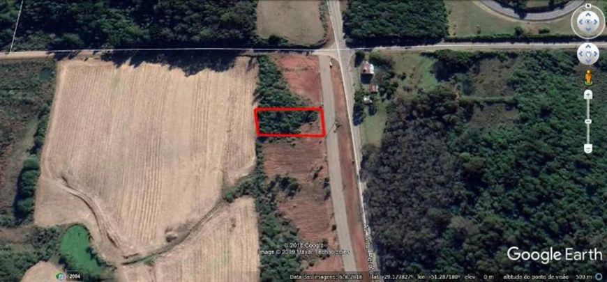 Excelente terreno industrial localizado na Rodovia Estadual 864, Linha Palmeiro, lote número 05, qua