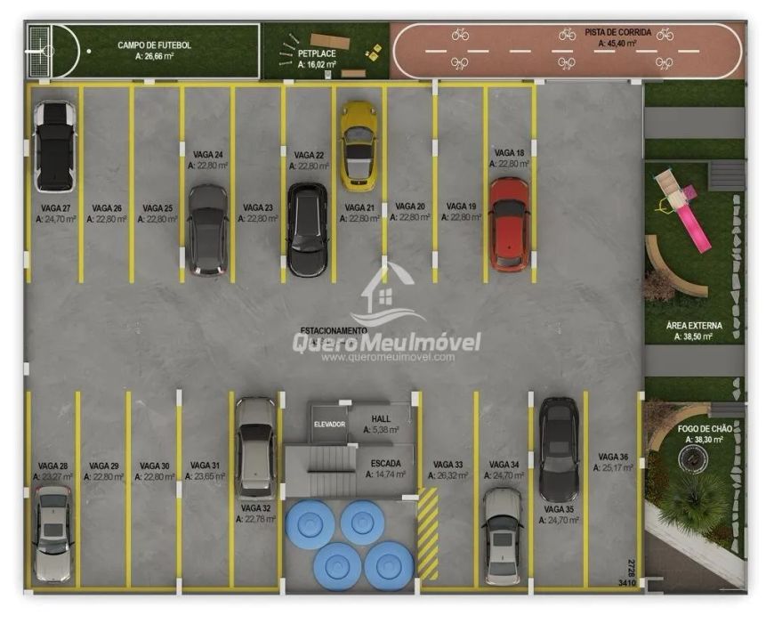 Apartamento de 2 dormitórios em construção