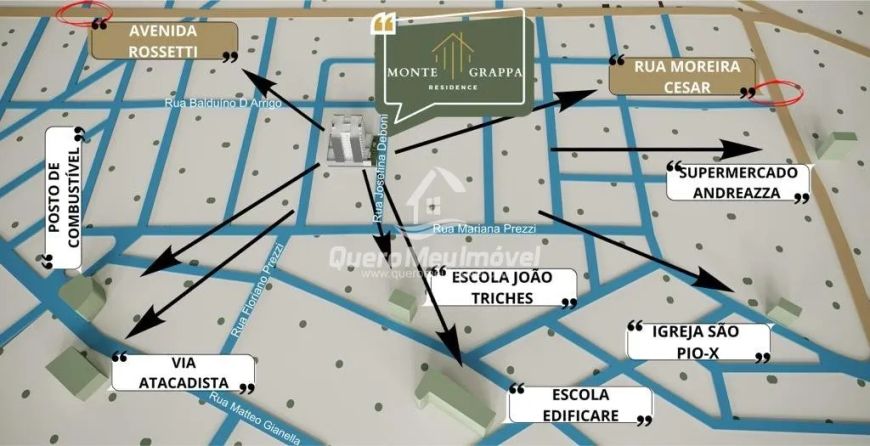 Apartamento de 2 dormitórios em construção