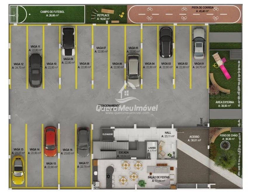 Apartamento de 2 dormitórios em construção