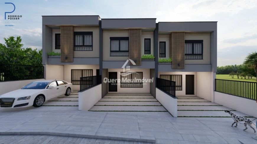 Sobrados em construção no Vinhedos