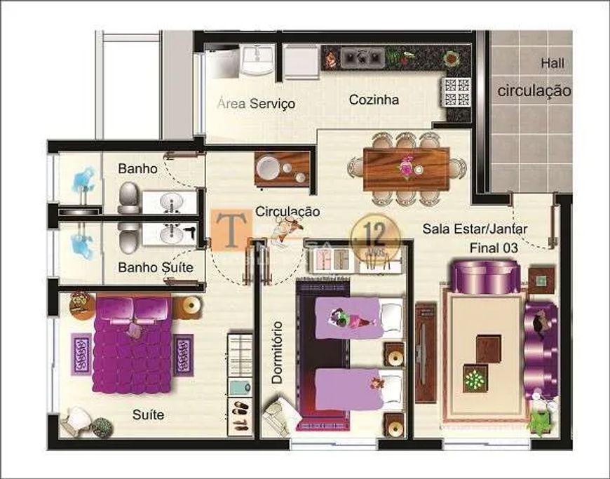 Apartamento à venda Kayser em Caxias do Sul - RS