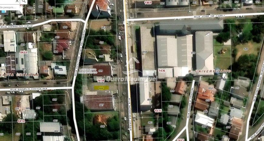 Terreno a venda com frente par duas ruas