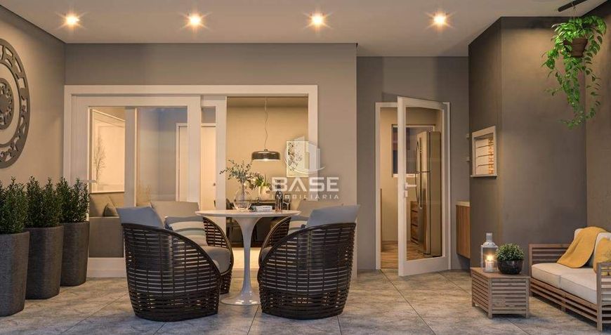 Apartamento em construção com 2 dormitórios, sendo uma suíte, cozinha Integrada, sala de Jantar/Esta