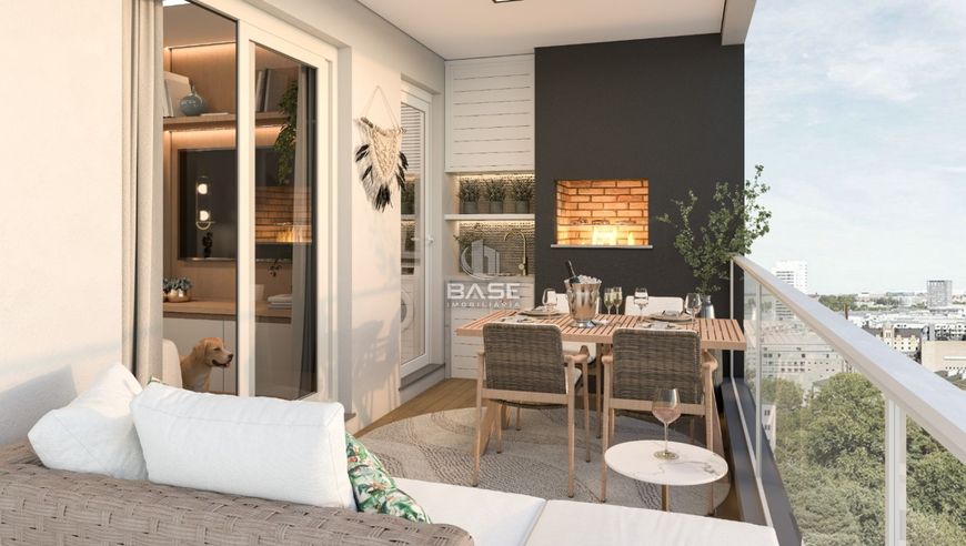 Apartamento em construção, 3 dormitórios sendo 1 suíte, sala e cozinha integradas, área de serviço,