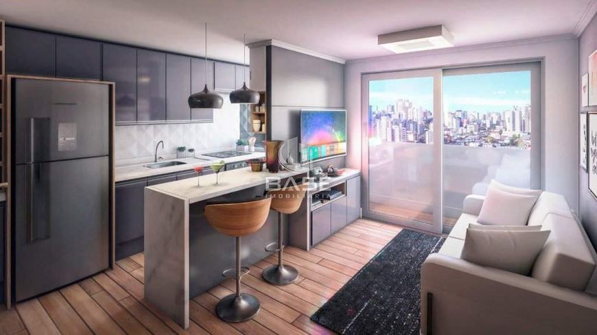 Localizado no bairro Rio Branco, em Caxias do Sul/RS, este apartamento de 2 dormitórios, sendo 1 suí