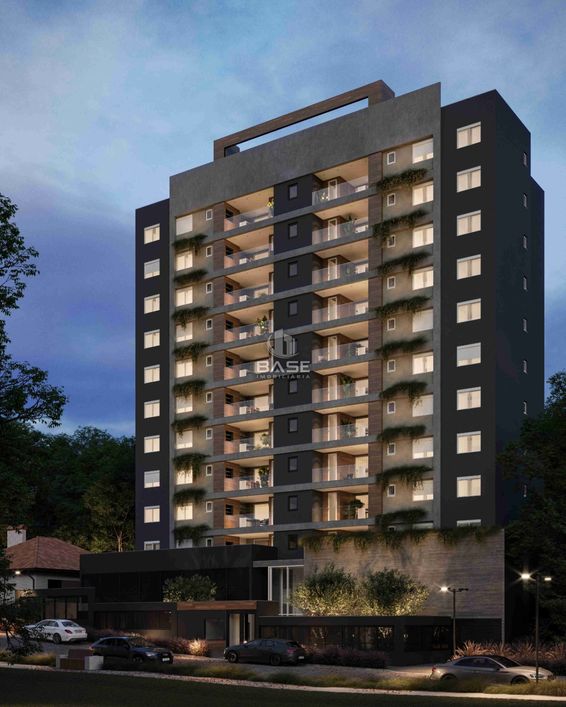 Apartamento em construção no bairro Panazzolo, com 75m², com 02 dormitórios sendo 01 suíte, living 2
