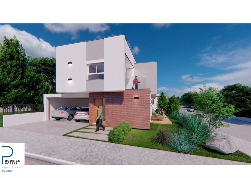 Excelente sobrado duplex em construção no Bairro Colina Sorriso! Com 03 suítes (sendo 01 suíte maste