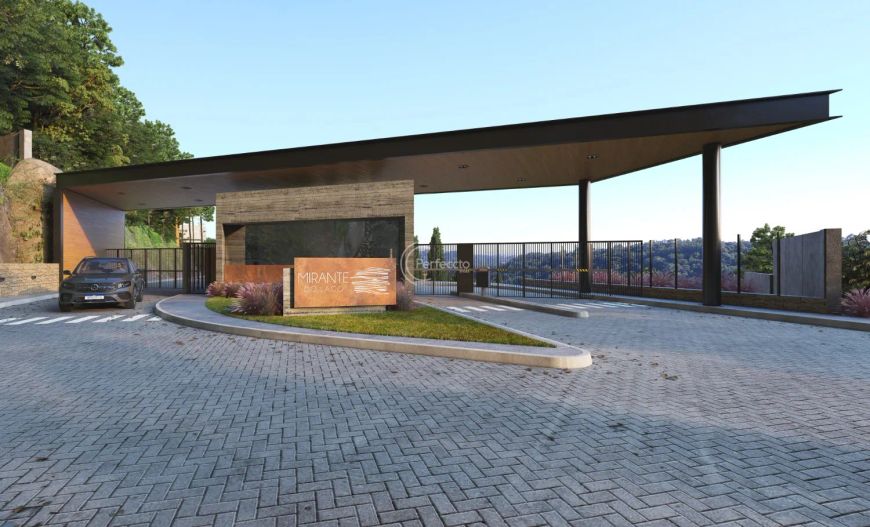 Terrenos em Condomínio Fechado! Unidades de 400 a 581,48m² de área Condomínio com: -Quiosque com chu
