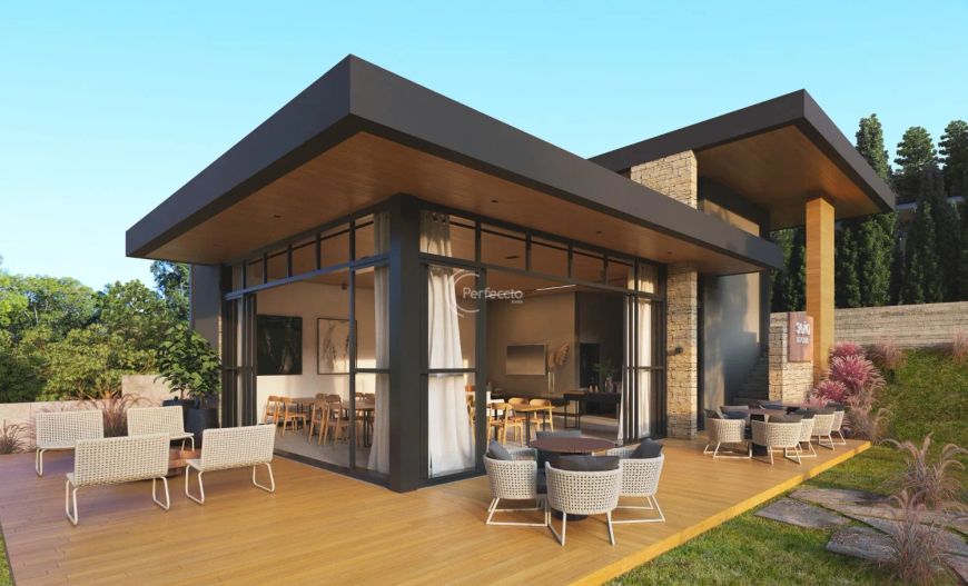 Terrenos em Condomínio Fechado! Unidades de 400 a 581,48m² de área Condomínio com: -Quiosque com chu