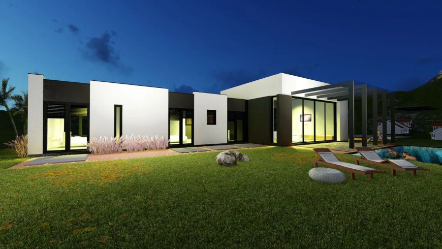 Excelente Residência de Alto Padrão em construção, localizada em Condomínio Fechado na Linha 40! Con