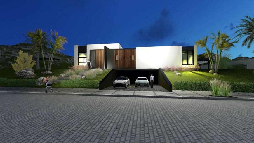 Excelente Residência de Alto Padrão em construção, localizada em Condomínio Fechado na Linha 40! Con