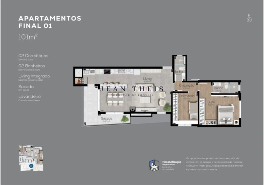 Apartamento 2 Quartos à Venda em Caxias do Sul