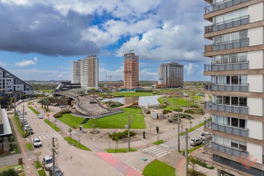 Sala de esquina com 54 m² no Parque Una