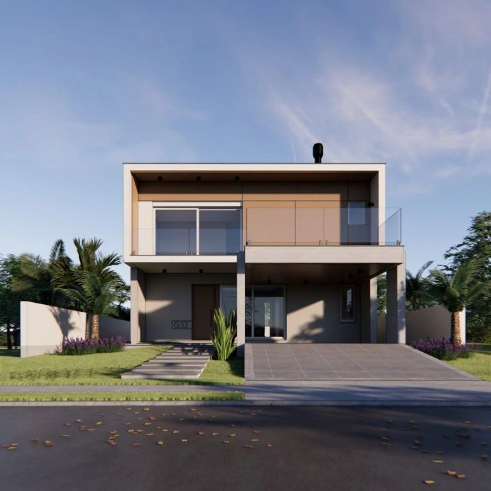 Sobrado em Construção à Venda no Alphaville Fase 1, Laranjal, Pelotas, RS, 203,55 m², 3 Dormitórios