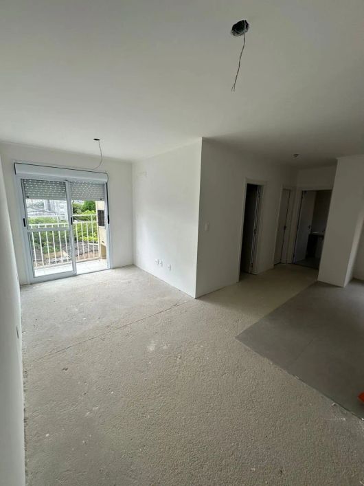 Apartamento à venda, Fragata, Pelotas, RS. 50,19 m², 2 dormitórios, 1 banheiro, 1 vaga, sacada, and