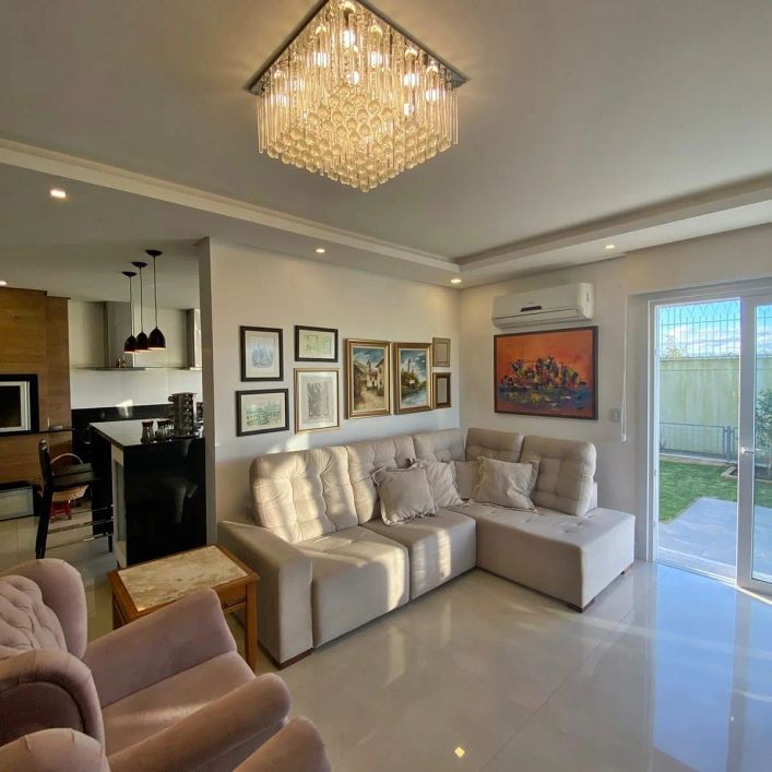 Casa à venda no Veredas Altos do Laranjal, Pelotas/RS: 3 dorms, 1 suíte master, 278 m², lareira, cl