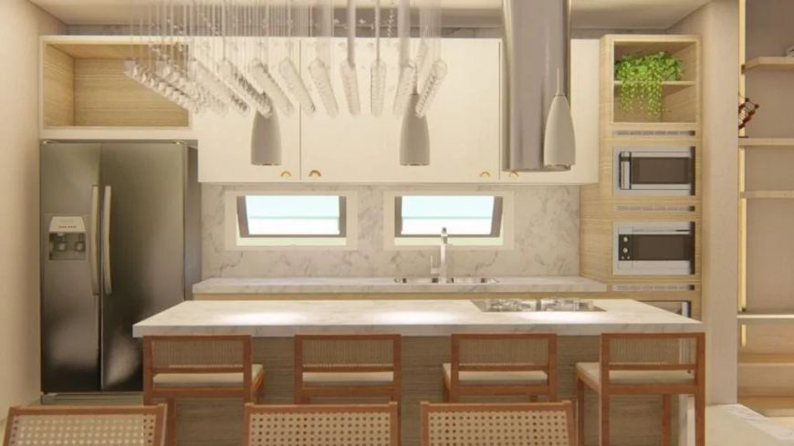 Casa à venda no Alphaville, Pelotas, RS, 183 m², 3 dormitórios, suíte, área gourmet, piscina, larei