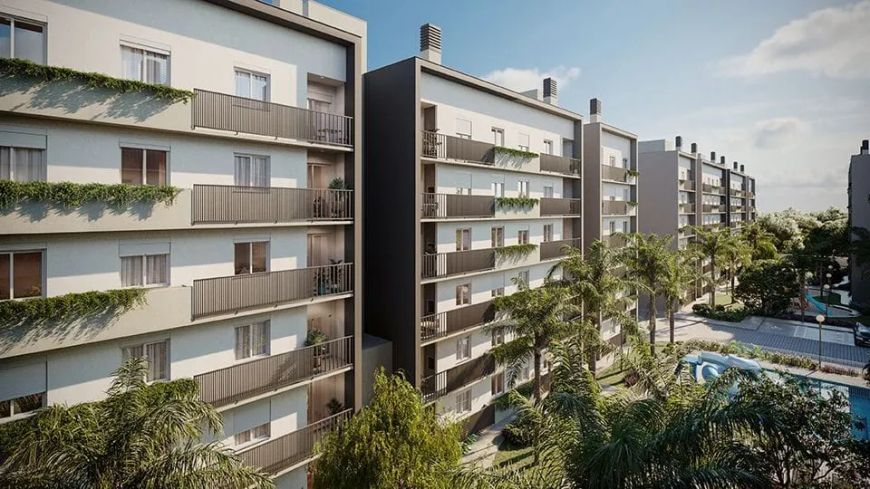 Apartamento com 2 dormitórios, 1 suíte, à venda, 50 m² por R$ 250.000 - Areal - Pelotas/RS