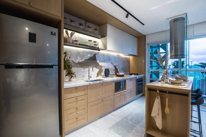Apartamento com 62 m², em andar alto, com 2 quartos e lazer completo no Setor Bueno - Goiânia - GO