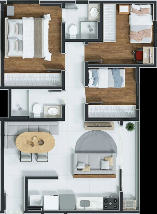 Apartamento à venda no bairro Jardim Ipê - Goiânia/GO