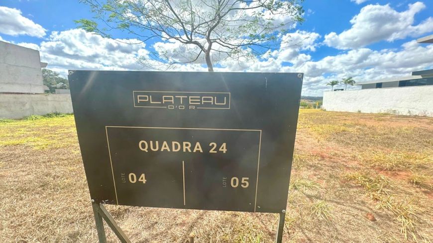 Vendo lote no Condomínio Plateau Dor - Goiânia - GO