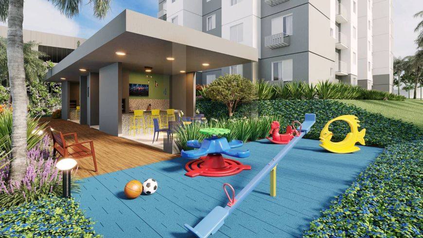 Ágio Now Parque Amazônia terceira etapa Apartamento com 2 Quarto(s) e 1 banheiro(s) à Venda, 54.1 po